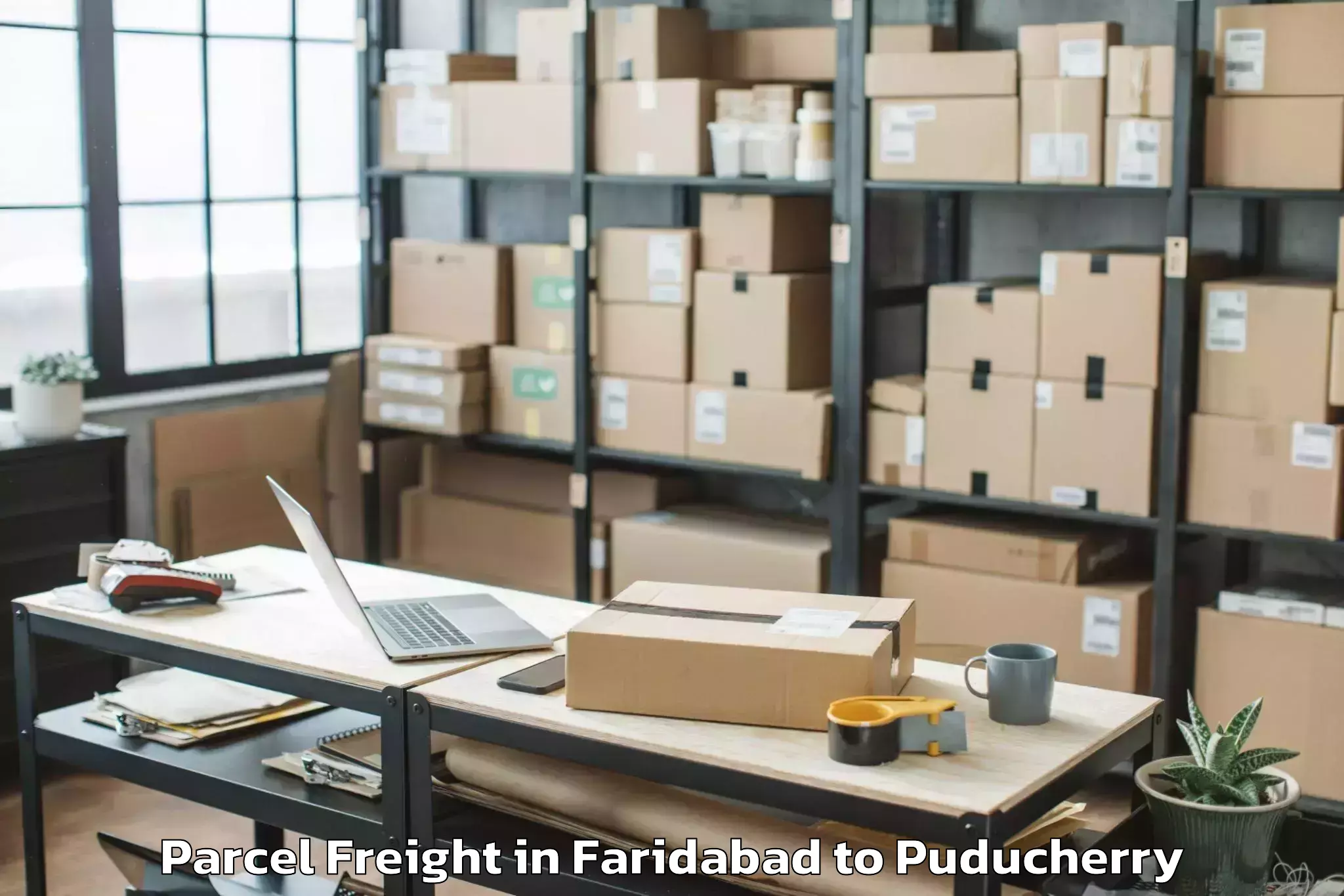 Professional Faridabad to Pondicherry Airport Pny Parcel Freight